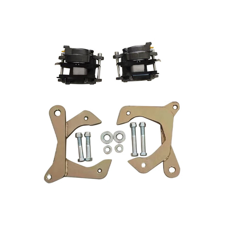 For 1955-1957 Chevy Car Front Disc Brake Kit, Drilled / Slotted gallery