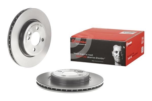 2X Brembo 09.8655.21 Front Vented Brake Discs Fits Mini Mini