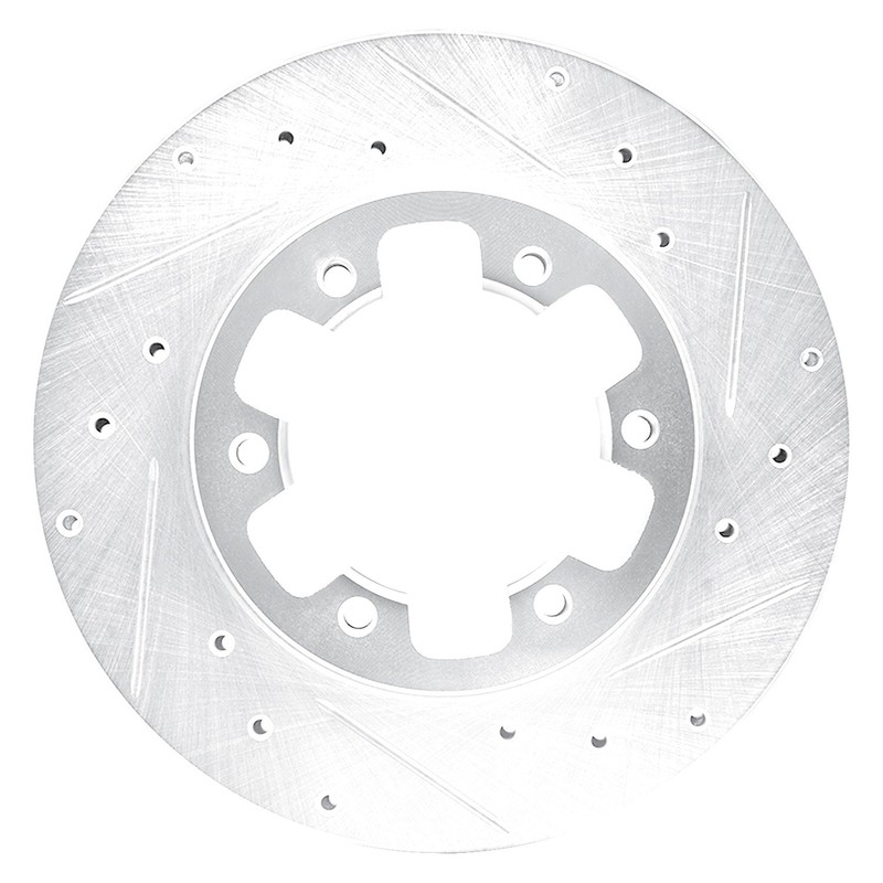For Nissan 720 83-85 Brake Rotor DFC Premium Drilled & Slotted Front Passenger