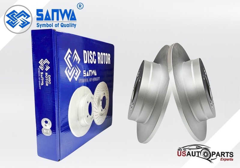 REAR BRAKE ROTOR SOLID GEOMET COATED &CERAMIC PAD KIT 284 mm FOR HYUNDAI 11-15 gallery