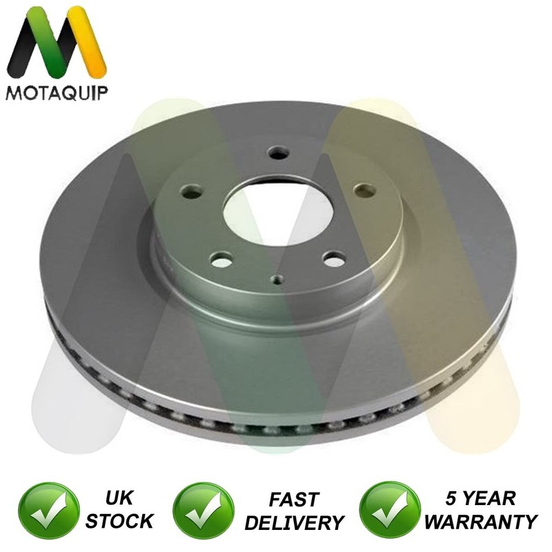 1x Brake Disc Front Motaquip Fits Mazda 6 2012- 2.0 D 2.2 2.5 + Other Models