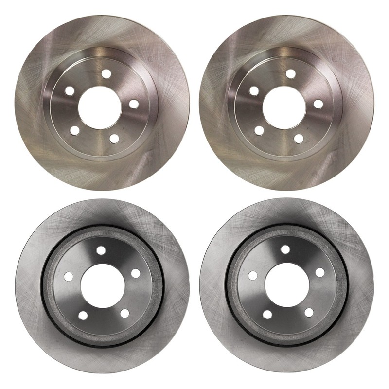Front and Rear Disc Brake Rotors For 2010-2011 Ford Ranger Four Wheel Drive