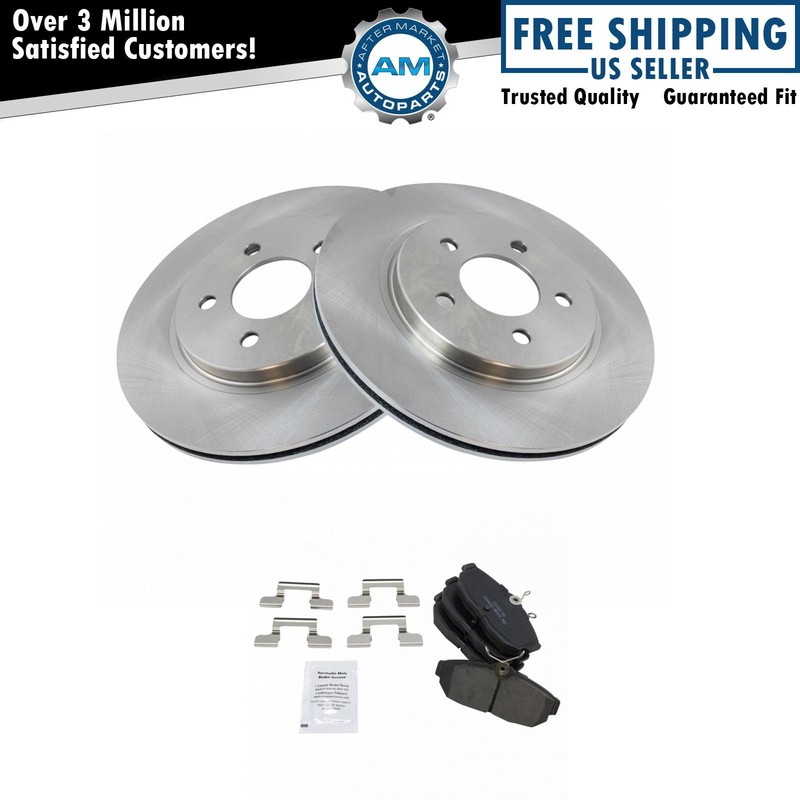 Rear Brake Pad & Rotor Kit Brake Rotor For 2005-2014 Ford Mustang