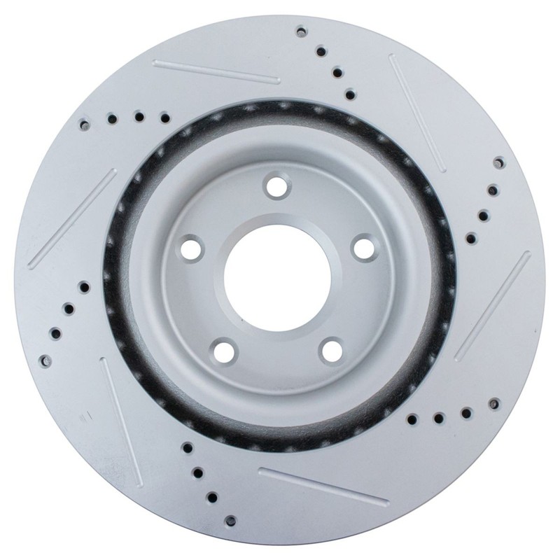 Drilled Brake Rotor Set Fits 2004-2009 Cadillac XLR 2005-2013 Chevrolet Corvette gallery