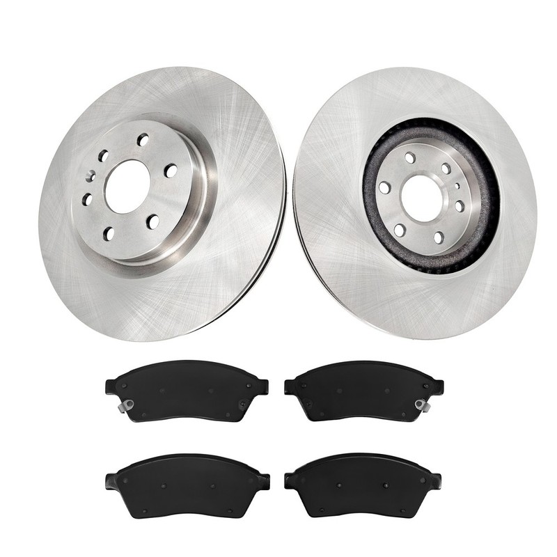 Front Disc Brake Rotor & Ceramic Pad for 2010 2012 2013-2016 Cadillac SRX SAAB gallery