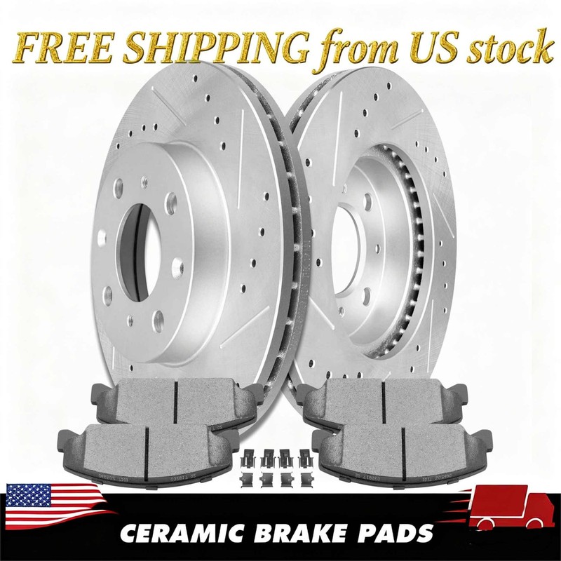 Front Brake Rotors Pads Kit Fits Honda Civic 1992-1995 1997 1998-2000 31029 273