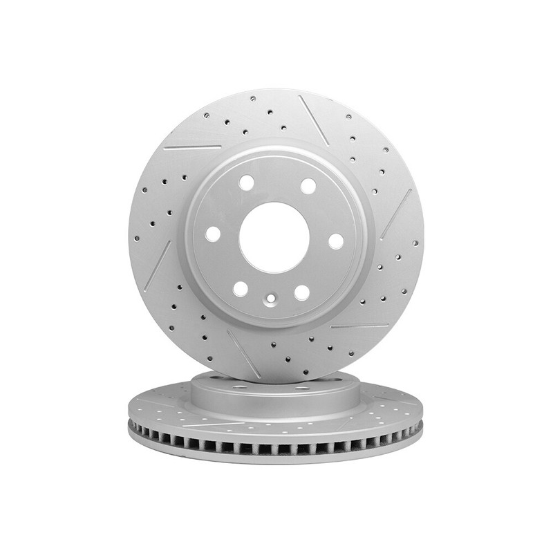Front Rear Drilled Brake Rotors for Chevy Traverse GMC Acadia Saturn Outlook gallery
