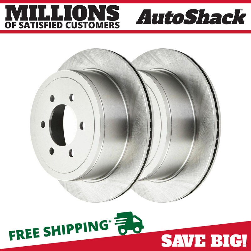 Rear Brake Rotors Pair 2 for 2004-2011 Ford F-150 2006-2008 Lincoln Mark LT 5.4L