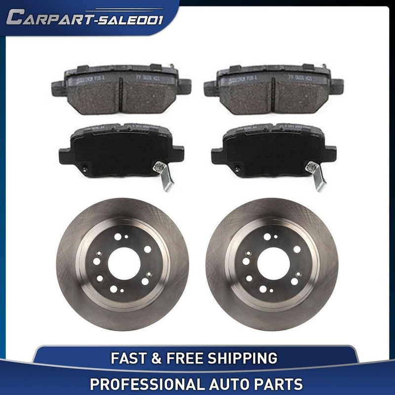 OE Rear Disc Brake Rotors Brake Pads Kit for Acura RL 2005-2012