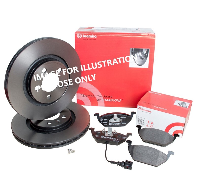 FOR SEAT Toledo 1.8 20v BREMBO FRONT BRAKE DISCS 280MM & BRAKE PADS SET