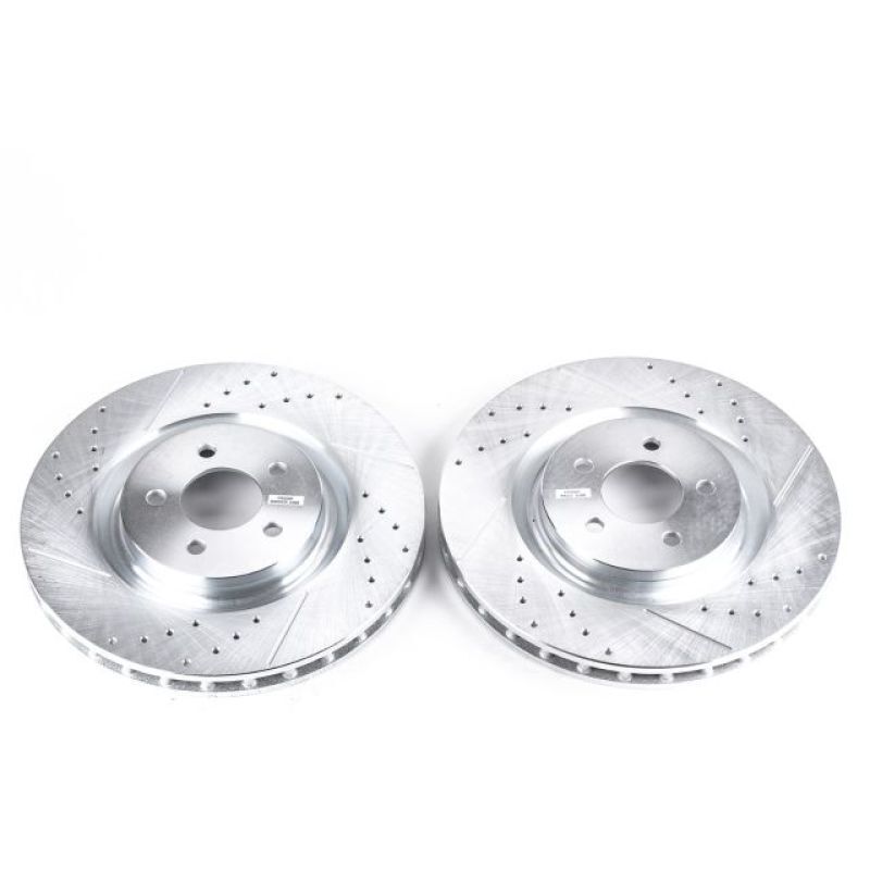 Power Stop AR8184XPR for 07-14 Ford Mustang Front Evolution Drilled & Slotted