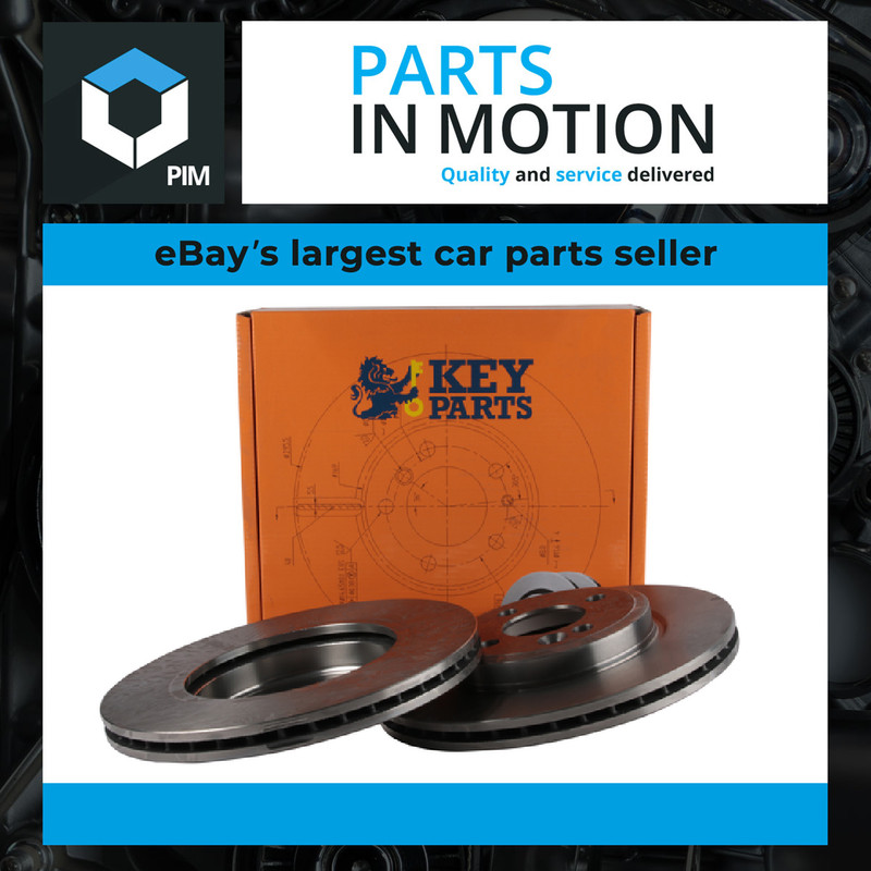 2x Brake Discs Pair Vented fits MINI CONVERTIBLE ONE R52 1.6 Front 04 to 07 Set