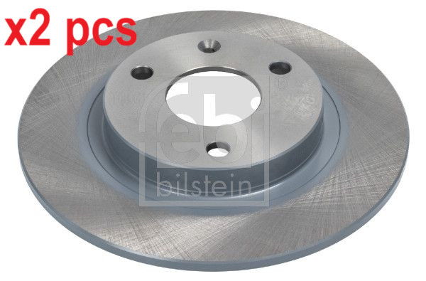 X2 PCS L&R SIDES FRONT BRAKE DISC 10318
