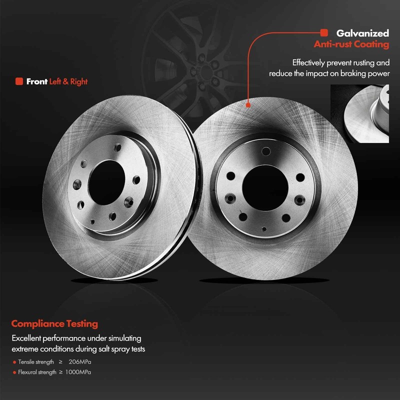 Front Disc Brake Rotors for Mazda CX-7 2007 2008 2009 2010 2011 2012 5Stud Wheel gallery