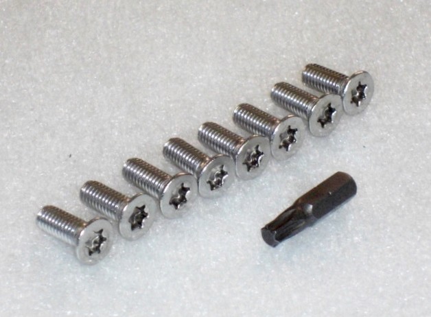 8x Brake Disc Torx Screws Bolts A4 Stainless Citroen Saxo Xsara Xantia C4 M6x16
