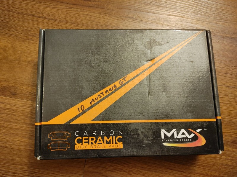 Max Advanced Brakes D1081 Carbon Ceramic Disc Brake Pads