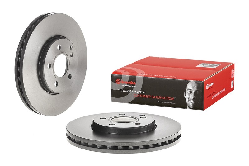Brembo Front Left or Right 304mm Coated Brake Disc Rotor For MB W211 S211 4Matic
