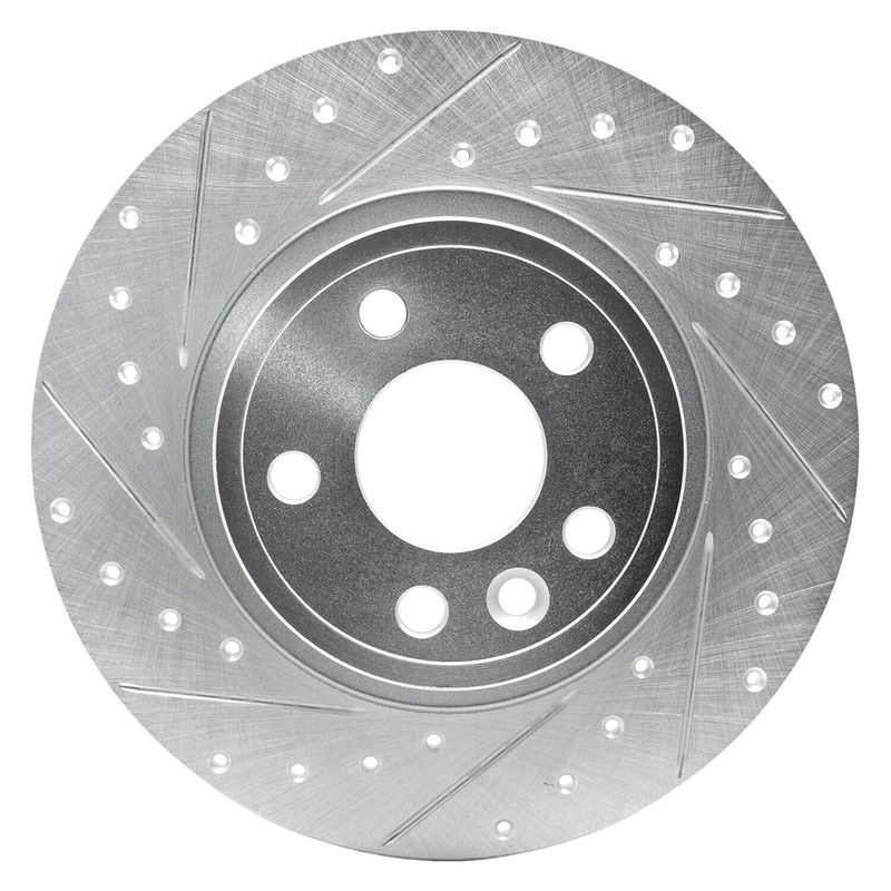 For Land Rover Discovery Sport 15-19 Brake Rotor eLINE Drilled & Slotted 1-Piece