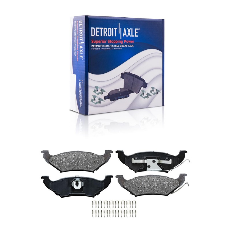 Rear Brake Rotors + Brakes Pads for Town Car Grand Marquis Brake Rotor & Pad Kit gallery