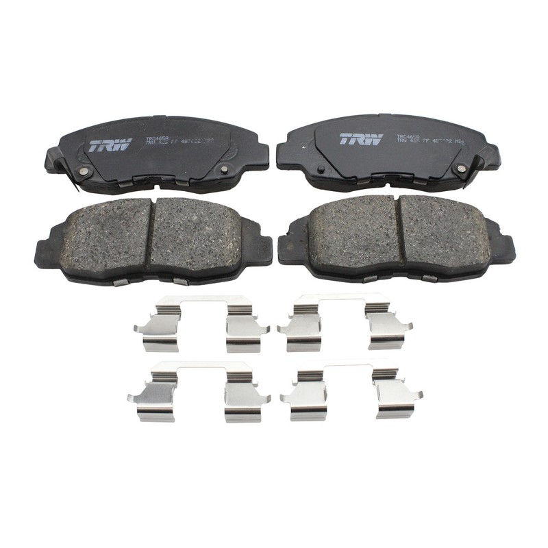 DuraGo Front Rotors TRW Pro Ceramic Disc Brake Pads Kit For Honda Civic Insight gallery