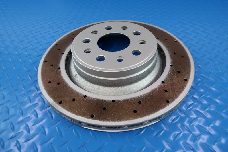 Maserati Levante front rear brake pads and rotors drilled TopEuro #12034 gallery