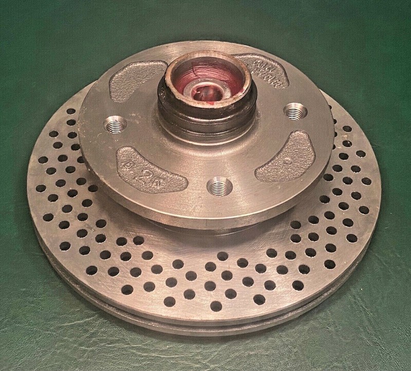 Series 1 Mazda RX7 Cross Drilled Front Brake Rotor & Hub Assembly ’79-83