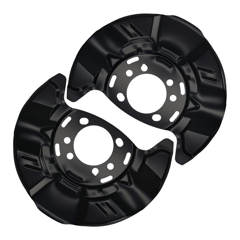 Pair Front Brake Dust Shield for Subaru Legacy H4 H6 2005-2014 26290-AG03A Black gallery