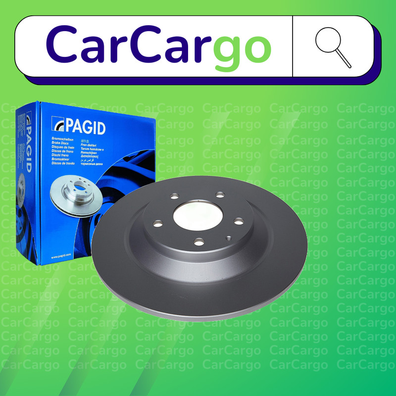 Pagid Solid Rear Brake Discs Pair For Mazda CX-5 2.5 2017-2024 303 mm