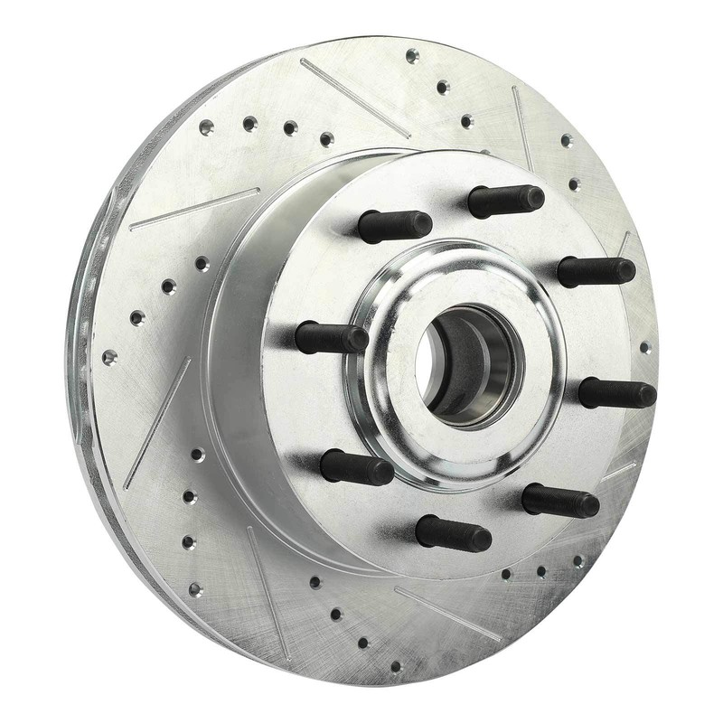 Front Drilled Brake Rotor & Ceramic Pad for Ford F-250 F-350 Super Duty 05-07 gallery