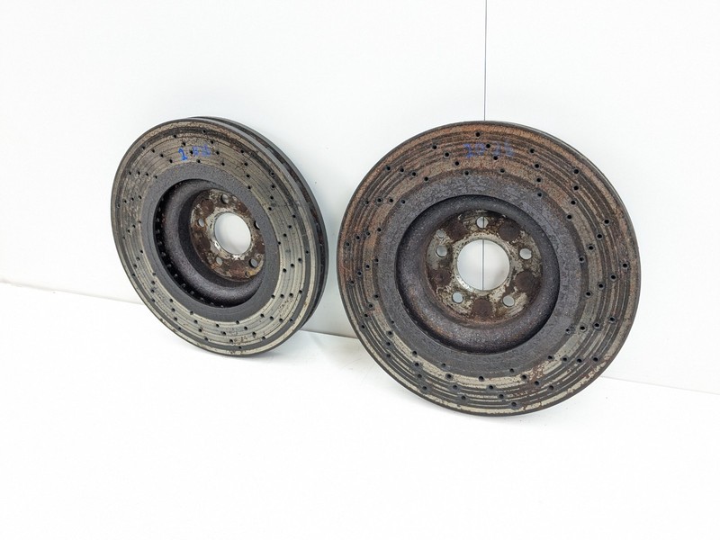 MERCEDES CL C216 BRAKE DISC FRONT LEFT & RIGHT SIDE PAIR X2 2012 gallery