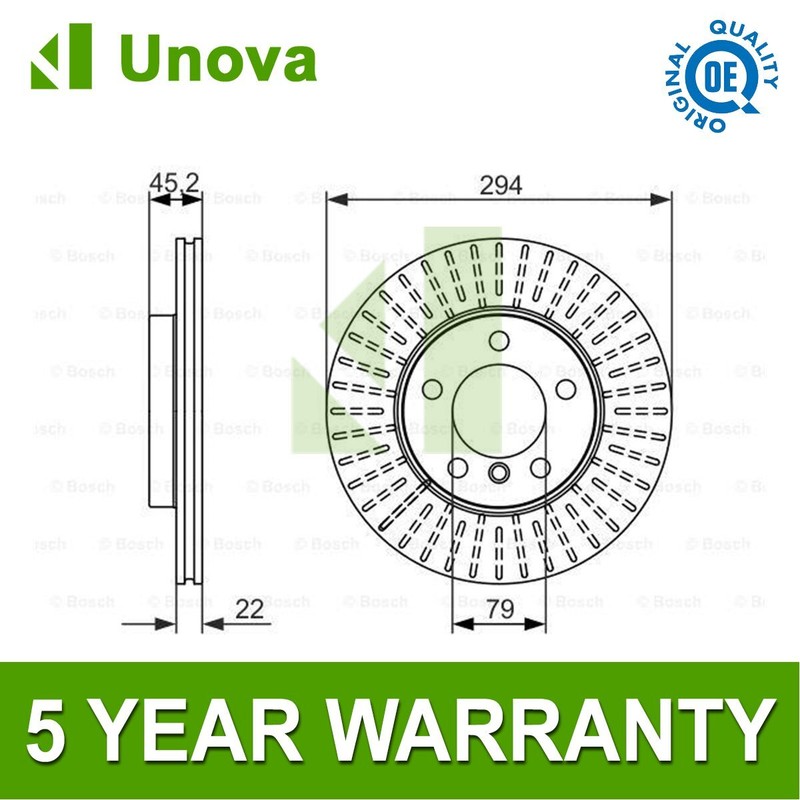 Brake Disc Front Unova Fits Mini Countryman Paceman 1.6 D 2.0 One gallery