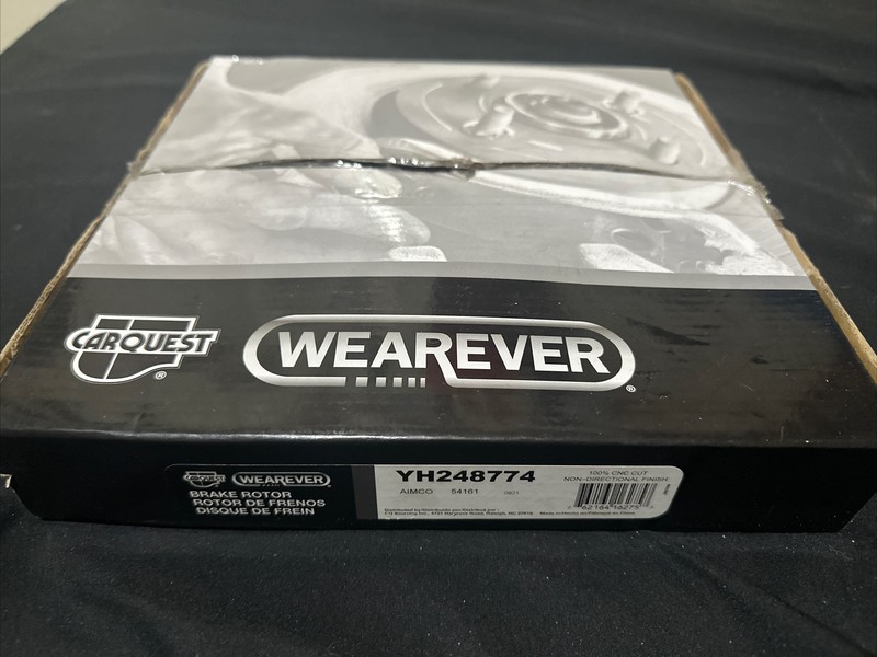 Carquest Wearever Brake Rotor YH248744 Brand New