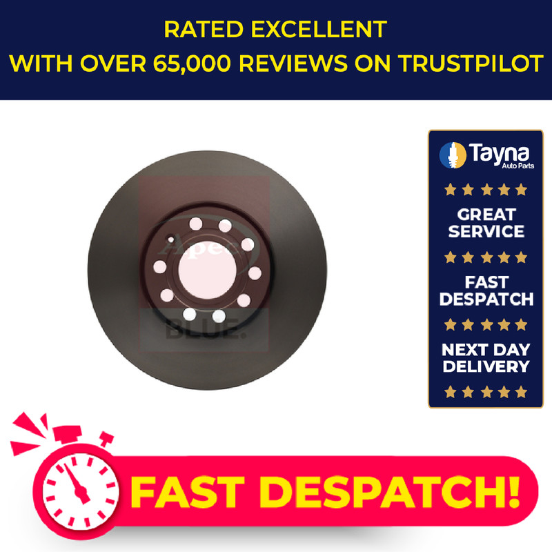 2x Brake Discs Pair Vented fits AUDI A4 B5, B6, B7 1.9D Front 95 to 08 288mm Set