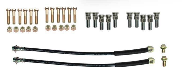 Fits 1982-86 Jeep CJ7 CJ5 Complete Front and Rear Disc Brake Conversion & Lines gallery