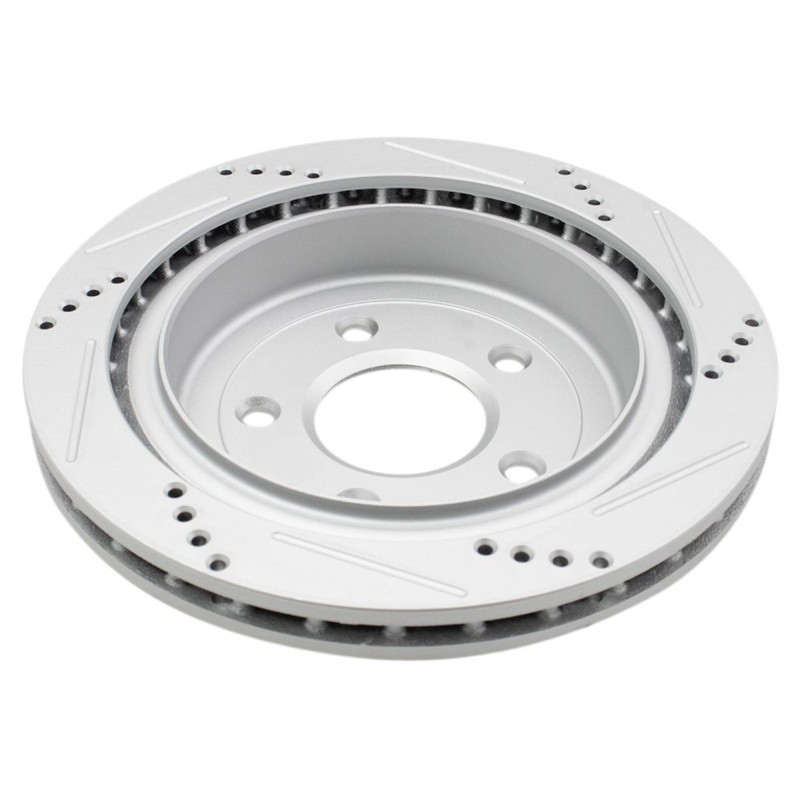 Drilled Brake Rotor Set Fits 2004-2009 Cadillac XLR 2005-2013 Chevrolet Corvette gallery