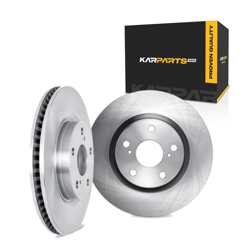 For Cadillac XT4 2019-2025 Brake Rotors Rear | Cast Iron | Rotors Only Design