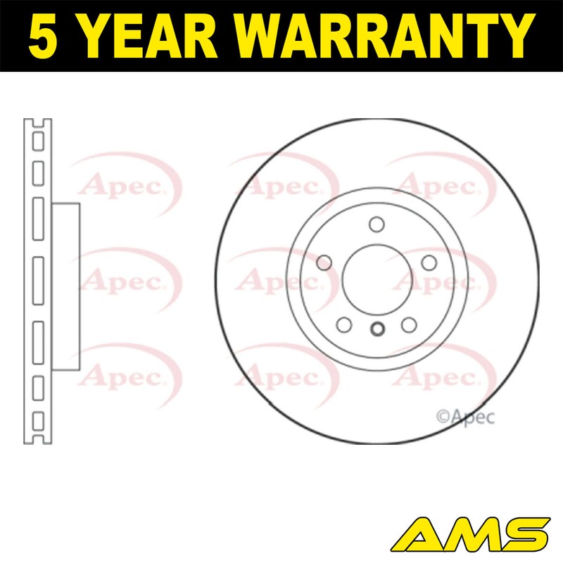 Fits BMW X5 2006-2018 X6 2008-2019 2.0 3.0 D Brake Disc Front AMS 34116868938
