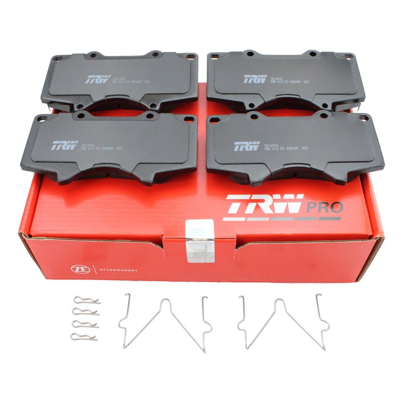 DuraGo Front Rotors and TRW Pro Ceramic Disc Brake Pads Kit For 4Runner GX460 gallery