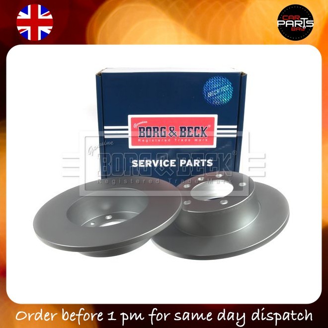 BRAKE FOR OPEL MOVANO 3.0 DTI 2.5 1.9 CDTI D 2.8 2.2 DISCS PAIR REAR BORG & BECK