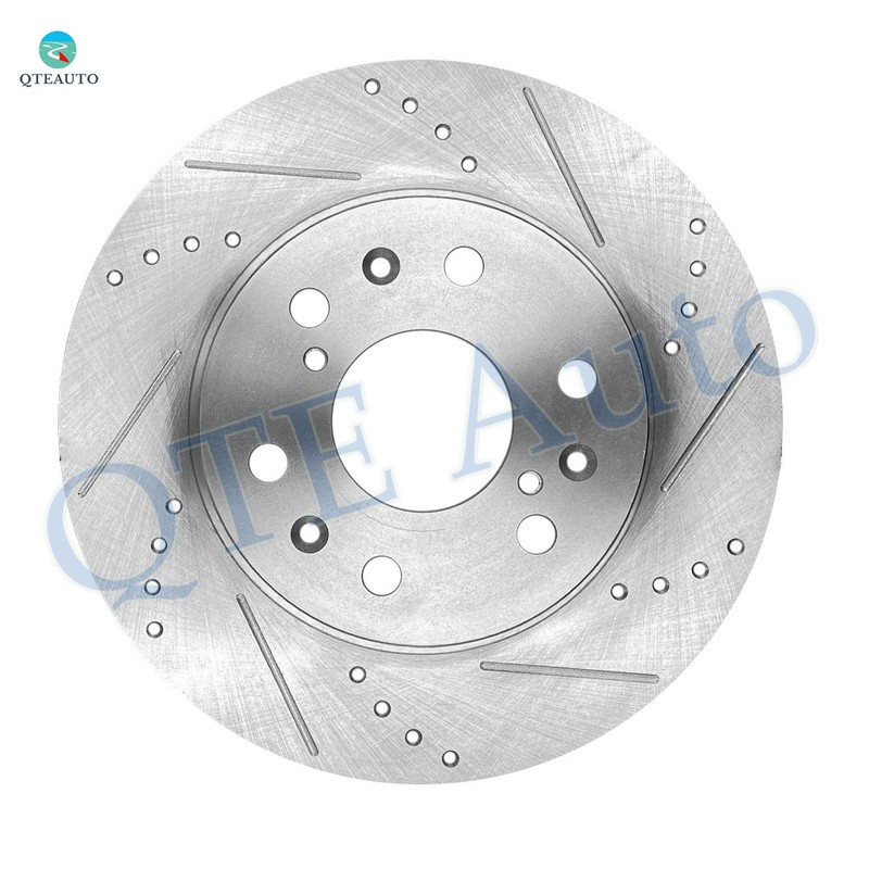 Front Left 330mm Drilled Slotted Brake Rotors To 2010-2014 Cadillac Escalade ESV gallery
