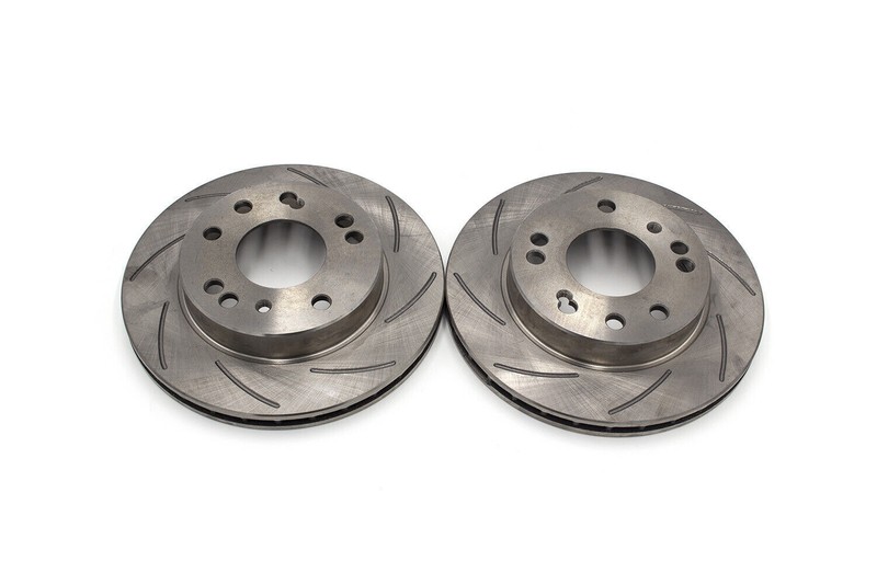 Max Street Friction Slotted Rear Rotors compatible with Nissan 240SX S13 S14 gallery