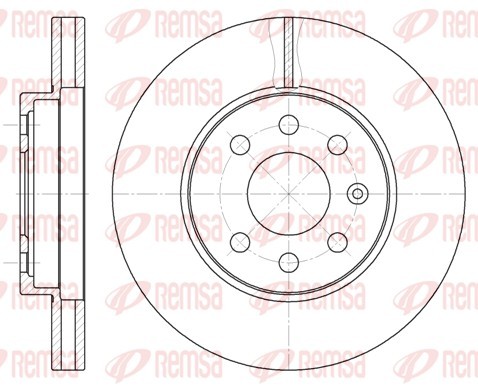 REMSA 6573.10 Brake Disc for Daewoo gallery