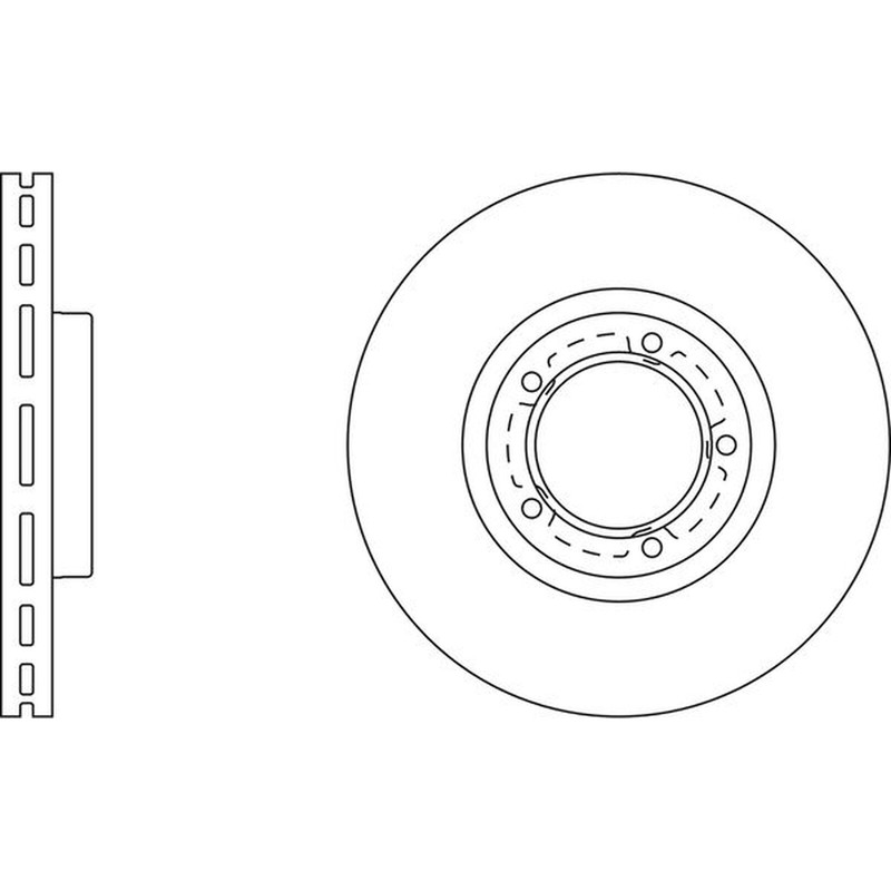 Apec Blue Brake Disc – Front SDK6212 Fits Ford Transit – OE Specification