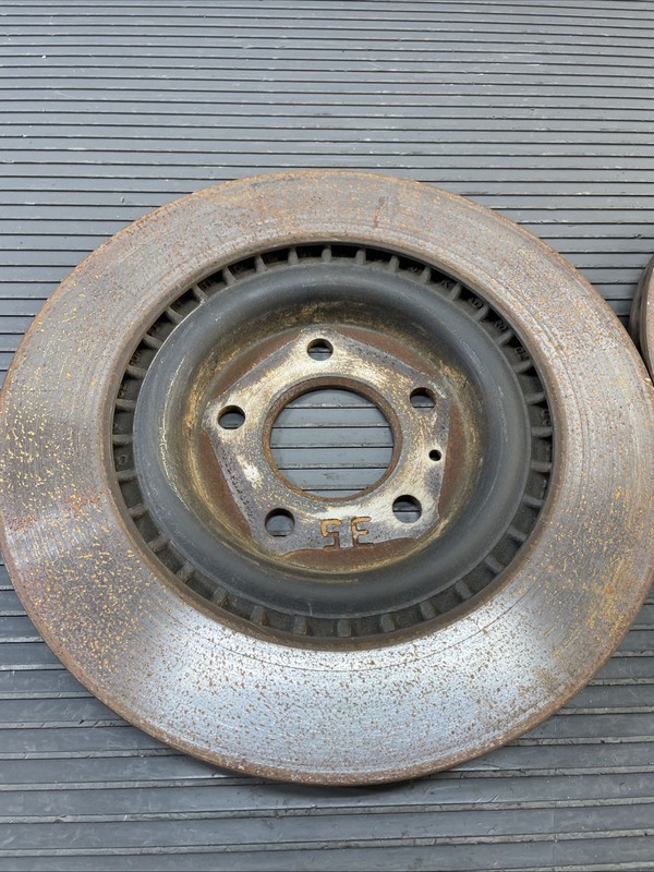 2016-2025 Audi A4 Rear Left and Right Disc Brake Rotor Set 34k Mil Set of 2 OEM gallery