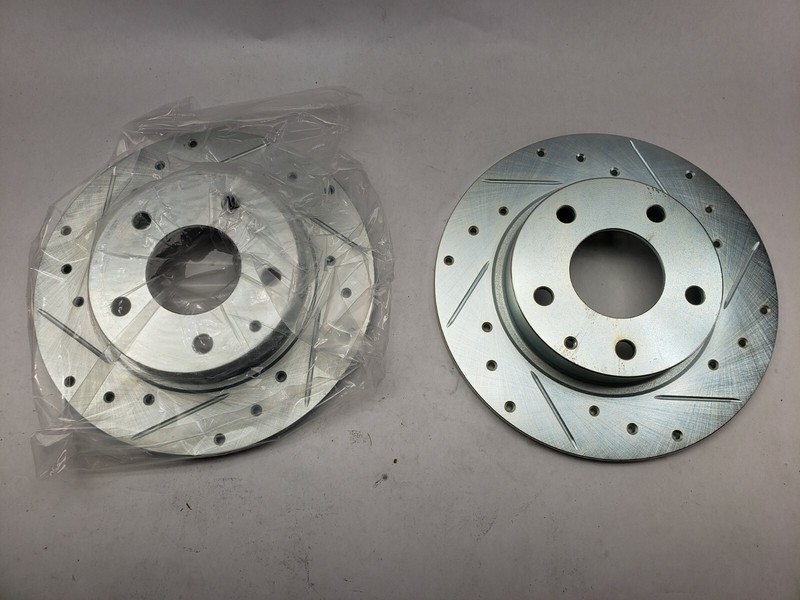 Mazda 3 14-16 DFC Premium Drilled & Slotted Rear set Brake Rotor 631-80049 R/L gallery