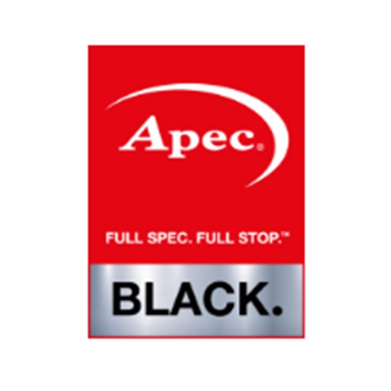 Apec Black Vented Brake Disc - DSK3357B - Fits Mercedes Rear - 36K mile warranty gallery