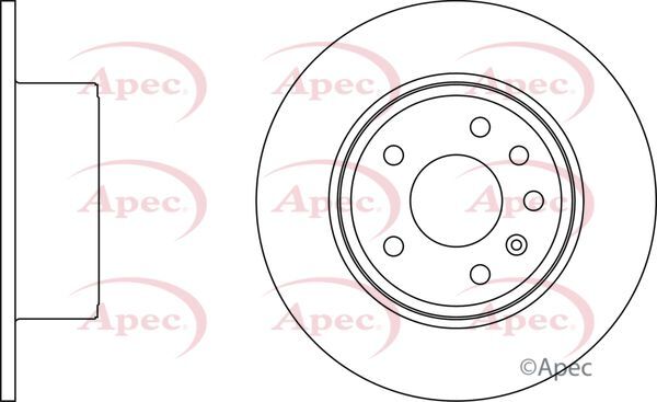Brake Discs Pair Rear FOR VAUXHALL VECTRA 116bhp B 1.8 95->00 CHOICE1/2 Apec gallery