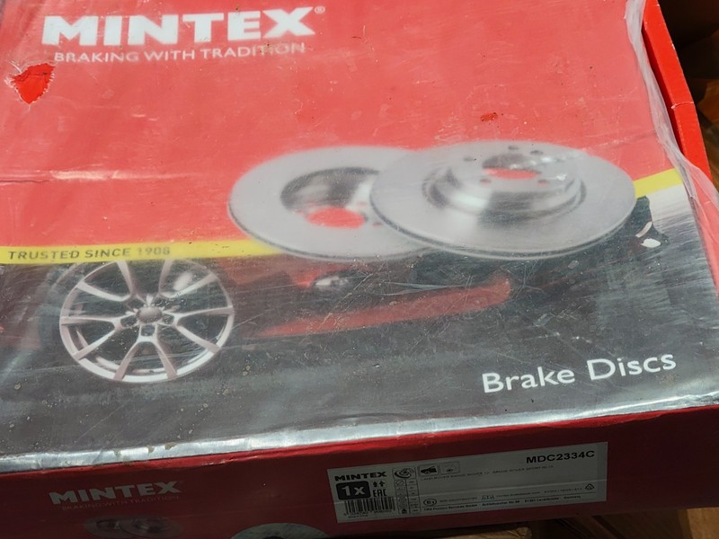 1 x New Range Rover L405 Sport L494 380mm Mintex Front Brake Disc
