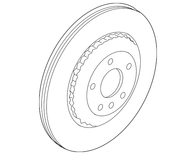 Genuine Land-Rover Disc Brake Rotor LR161919