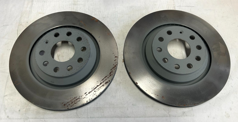 SEBRO Pair of REAR Vented 310mm Disc Brake Rotors For VW GTI Audi A3 S3 Quattro gallery